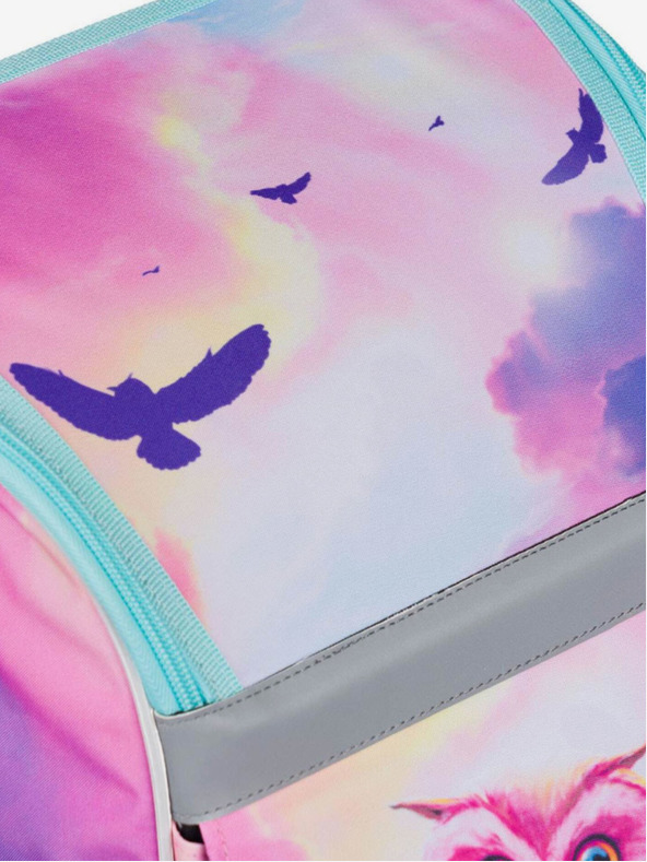 BAAGL  Růžová školní aktovka Zippy Baagl Sova