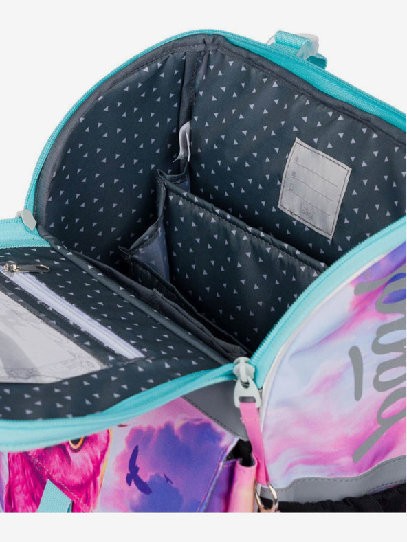 BAAGL  Růžová školní aktovka Zippy Baagl Sova