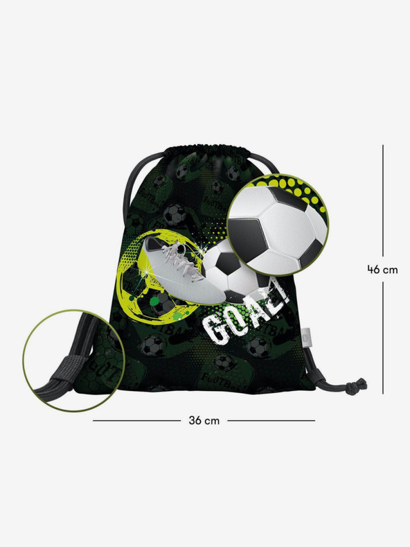 BAAGL  Zelený vak Baagl Fotbal Goal