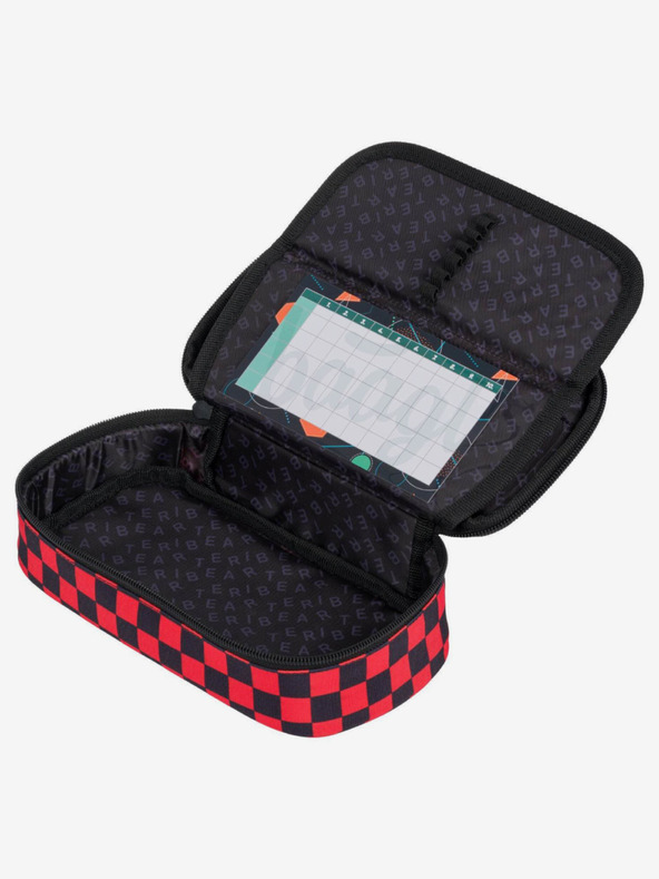 BAAGL  Černý školní set Skate batoh, penál a sáček Baagl Teribear