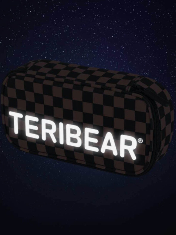 BAAGL  Černý školní set Skate batoh, penál a sáček Baagl Teribear