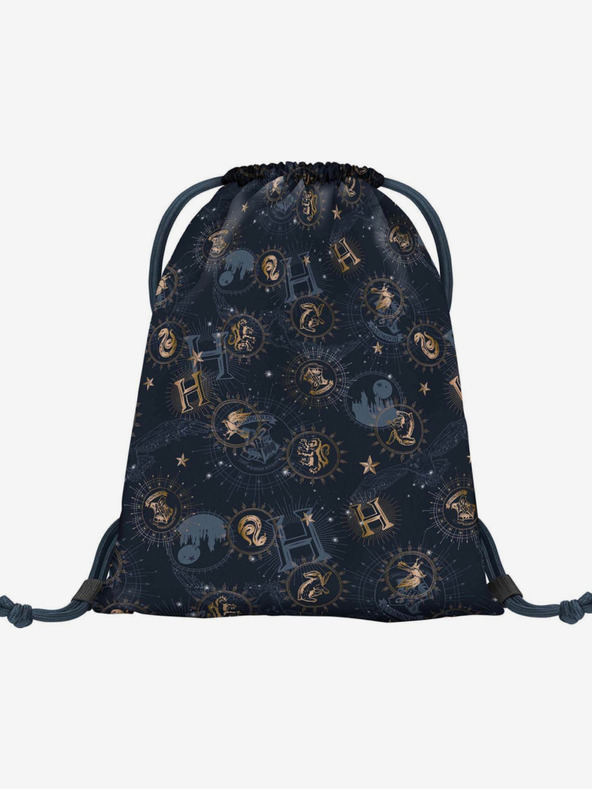 BAAGL  Černý vak s kapsou Baagl Harry Potter Bradavice