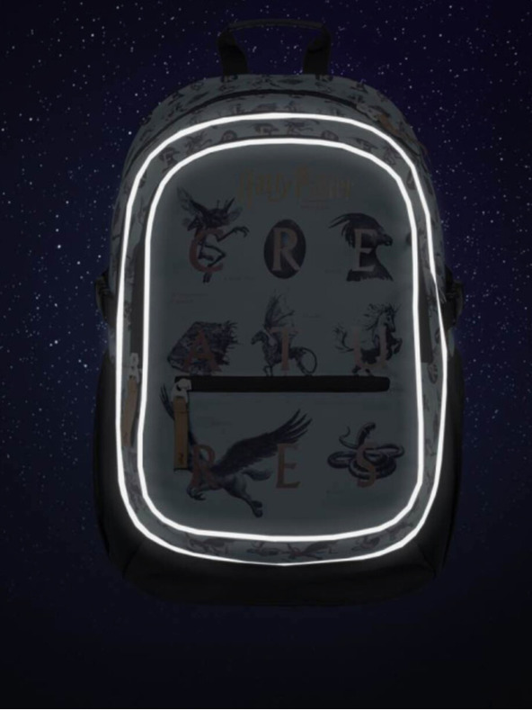 BAAGL  Modrý školní batoh Baagl Core Harry Potter Fantastická Zvířata