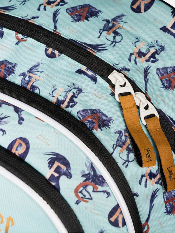 BAAGL  Modrý školní batoh Baagl Core Harry Potter Fantastická Zvířata