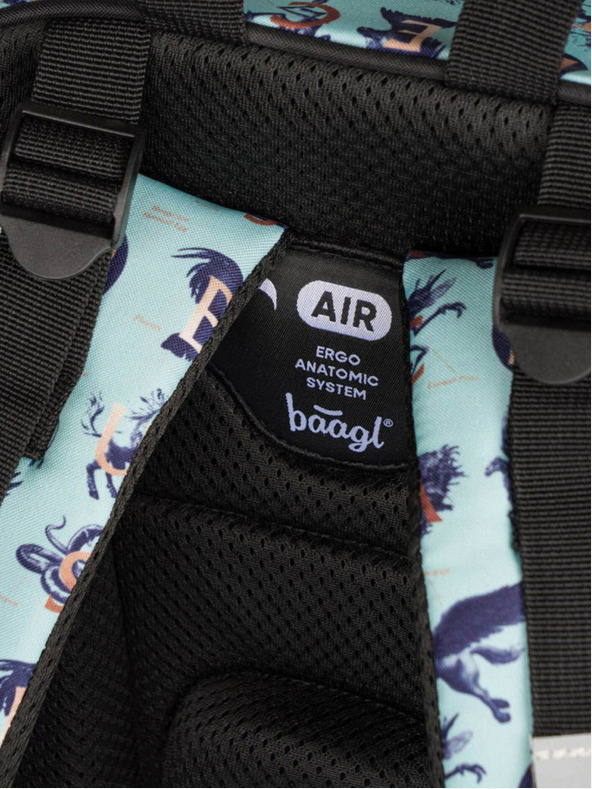 BAAGL  Modrý školní batoh Baagl Core Harry Potter Fantastická Zvířata