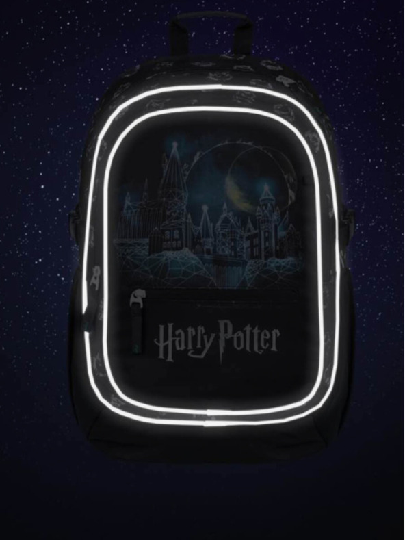 BAAGL  Černý školní batoh Baagl Core Harry Potter Bradavice