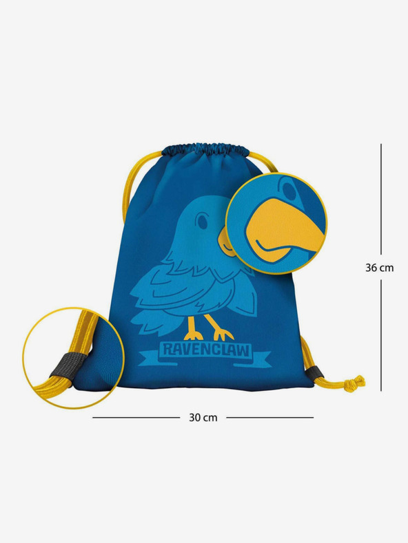 BAAGL  Modrý předškolní vak Baagl Harry Potter Havraspár