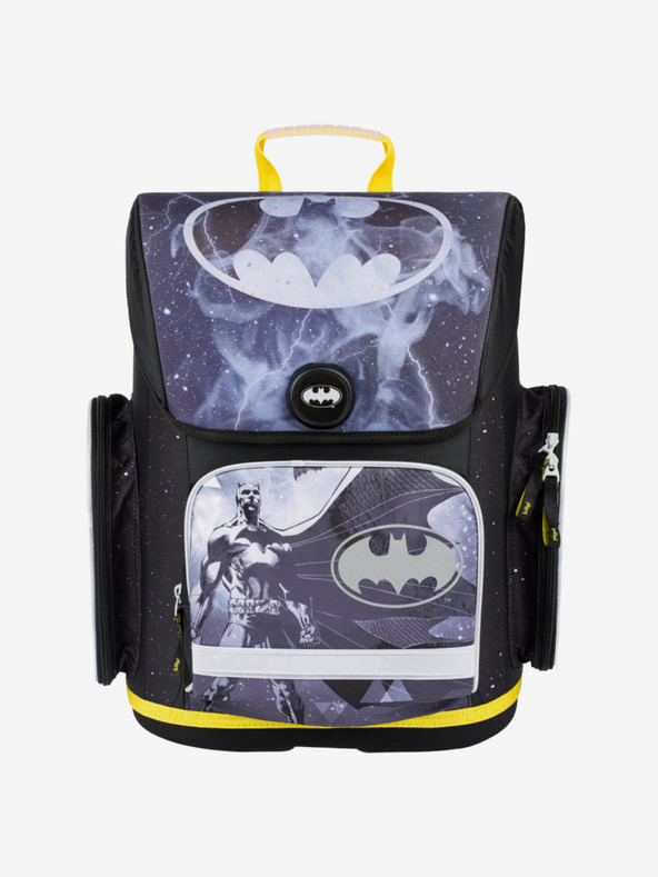 BAAGL  Černá školní aktovka Ergo Baagl Batman Storm