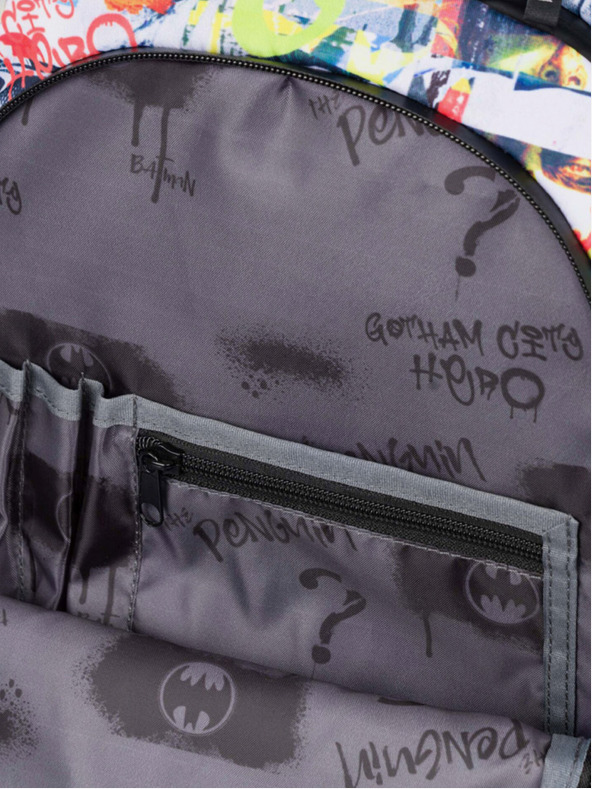 BAAGL  Černý školní batoh Baagl Skate Batman Komiks