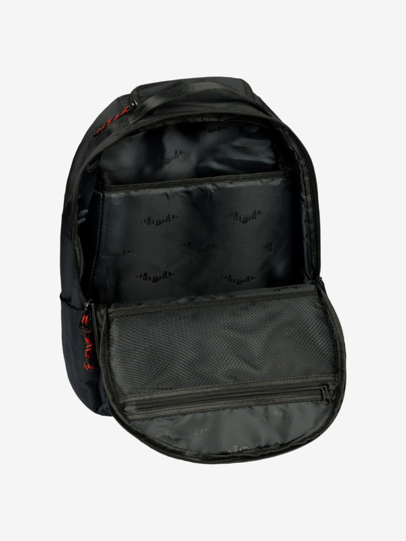 BAAGL  Černý batoh Baagl eARTh Batman Red