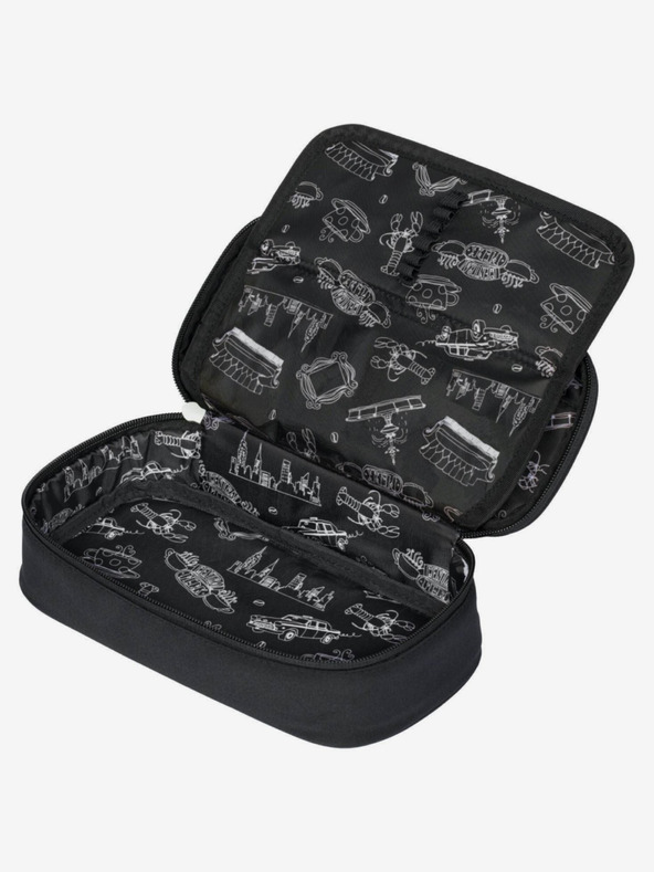 BAAGL  Černý školní penál etue Baagl Friends Central Perk