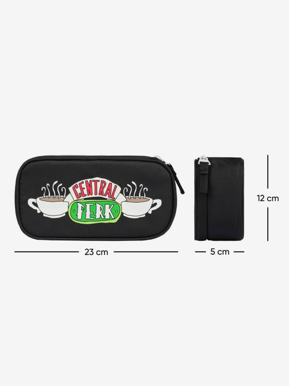 BAAGL  Černý školní penál etue Baagl Friends Central Perk