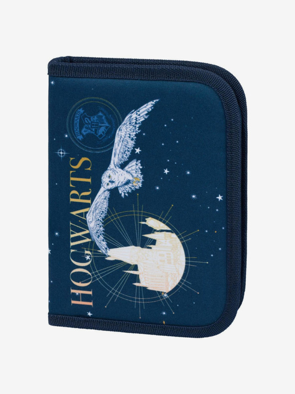 BAAGL  Fialový školní set - aktovka, penál, sáček Baagl Zippy Harry Potter Bradavice