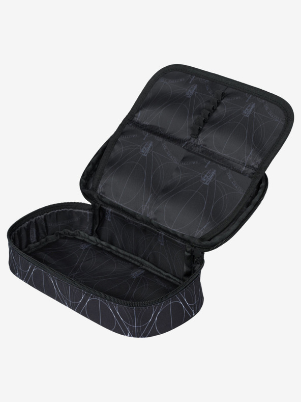 BAAGL  Černý školní set - batoh, etue, sáček Baagl Skate Harry Potter Relikvie smrti