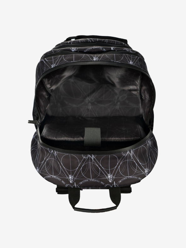 BAAGL  Černý školní set - batoh, etue, sáček Baagl Skate Harry Potter Relikvie smrti