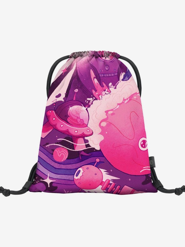 BAAGL  Růžový vak Baagl eARTh - Ufo by Mára Čmára