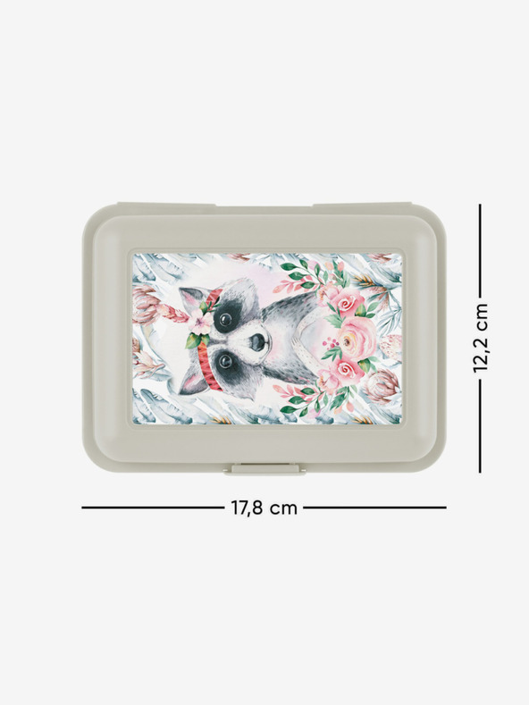 BAAGL  Béžový box na svačinu Baagl Mýval