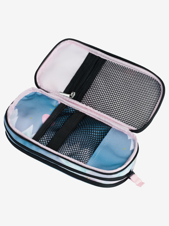 BAAGL  Šedý studentský penál etue Baagl Moon