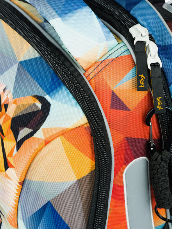 BAAGL  Oranžová školní aktovka Baagl Shelly Tiger