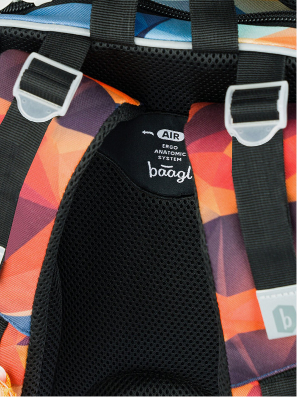 BAAGL  Oranžová školní aktovka Baagl Shelly Tiger