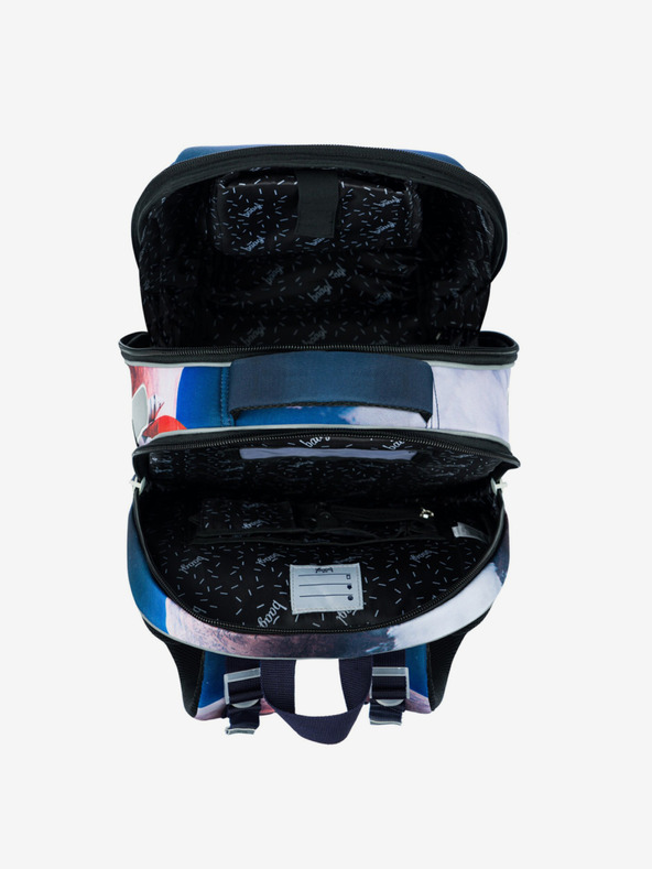 BAAGL  Modrá školní aktovka Baagl Shelly Space Shuttle