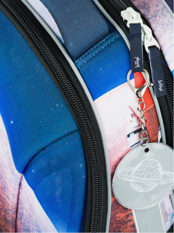 BAAGL  Modrá školní aktovka Baagl Shelly Space Shuttle