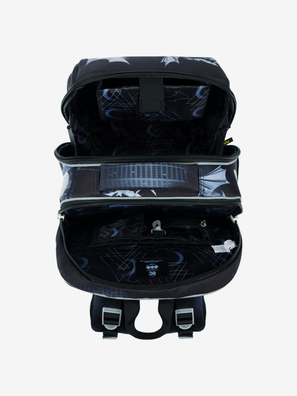 BAAGL  Černá školní aktovka Baagl Shelly Batman Dark City