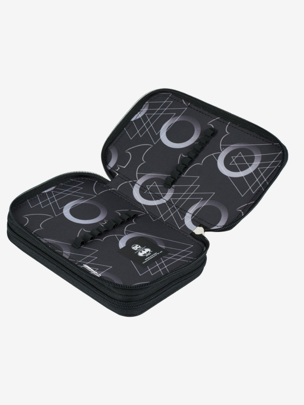 BAAGL  Černý školní penál dvoupatrový Baagl Batman Dark City