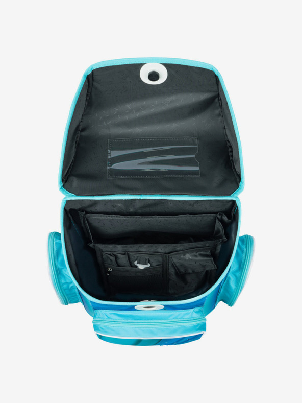 BAAGL  Modrá školní aktovka Ergo Baagl Butterfly