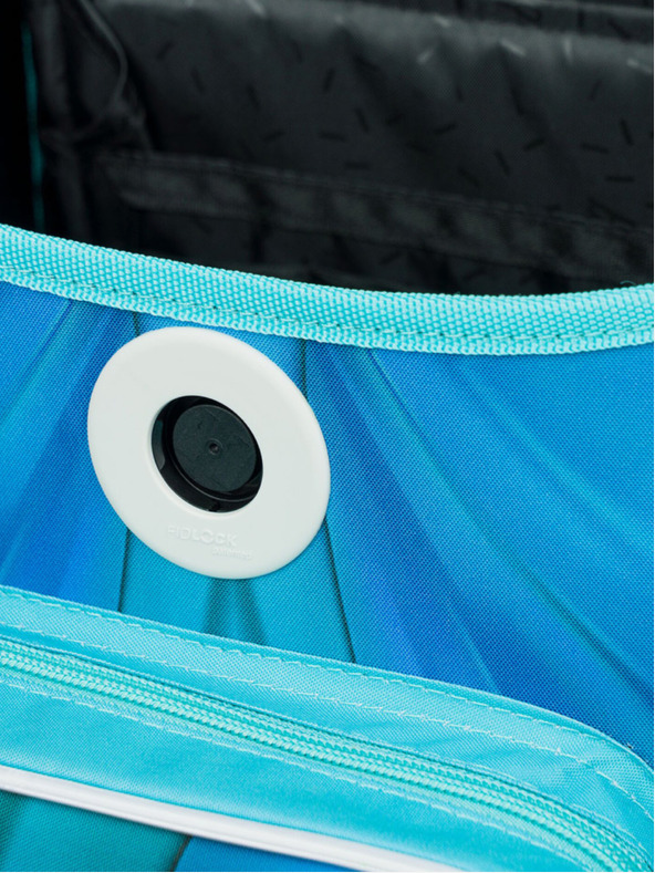 BAAGL  Modrá školní aktovka Ergo Baagl Butterfly