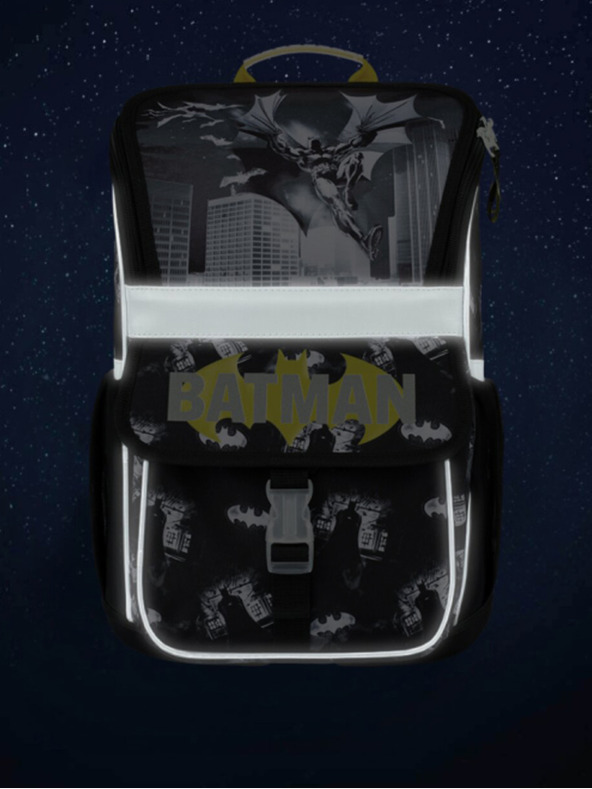 BAAGL  Černá školní aktovka Zippy Baagl Batman Darky City