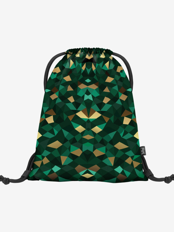 BAAGL  Zelený vak Baagl Skate Polygon