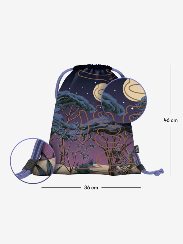 BAAGL  Fialový vak  Baagl Skate Night