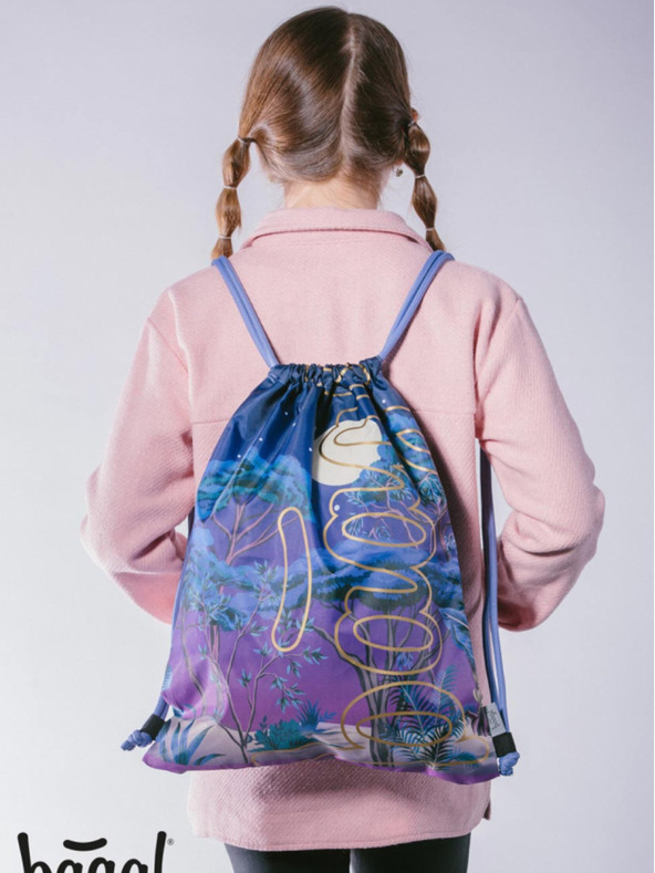 BAAGL  Fialový vak  Baagl Skate Night