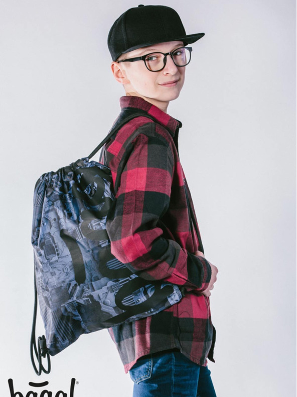 BAAGL  Šedý vak Baagl Technic