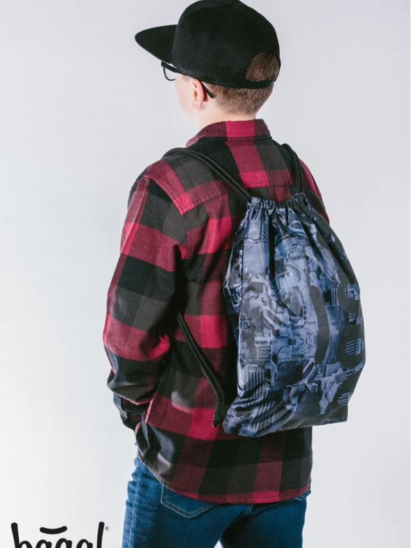 BAAGL  Šedý vak Baagl Technic