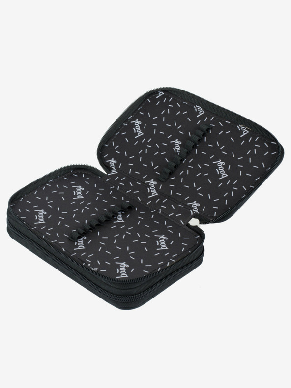 BAAGL  Modrý školní set - aktovka, penál, sáček Baagl Shelly Space Shuttle