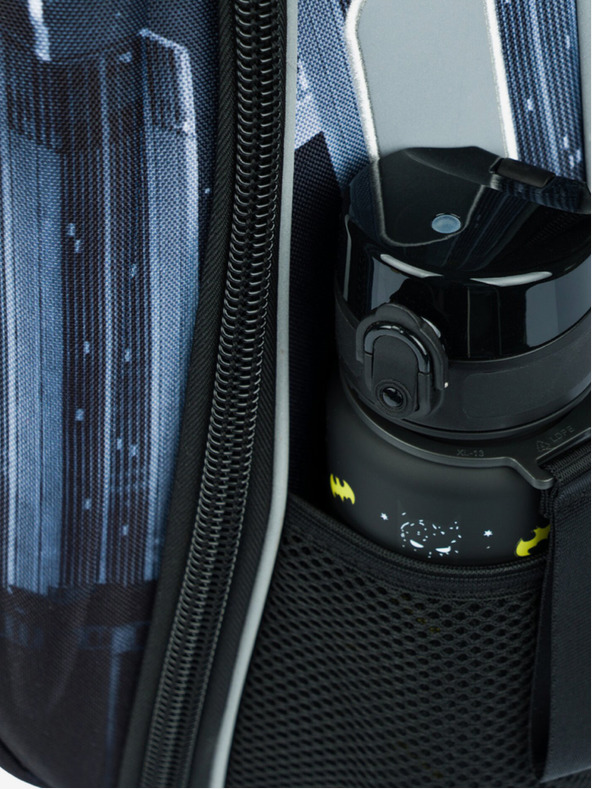 BAAGL  Černý školní set - aktovka, penál, sáček Baagl Shelly Batman Dark City