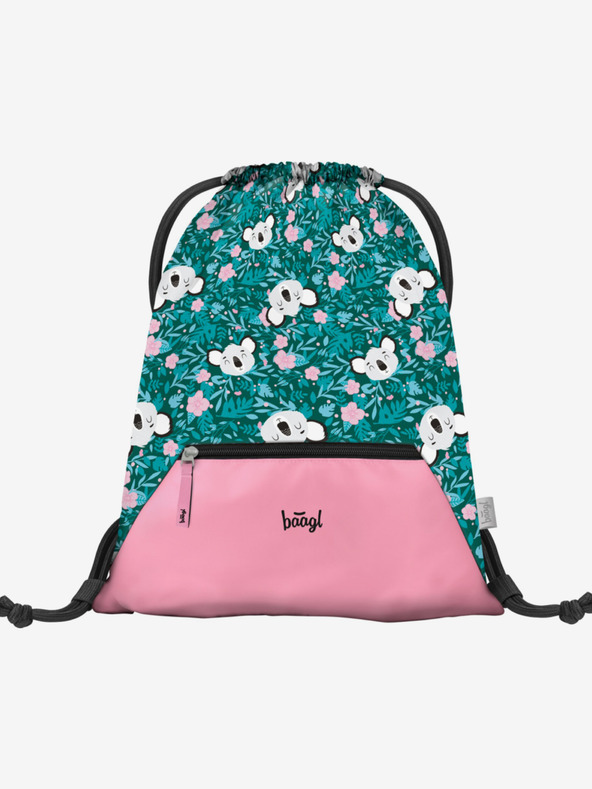 BAAGL  Zelený školní set Zippy  - aktovka, penál, sáček Baagl Baby Koala