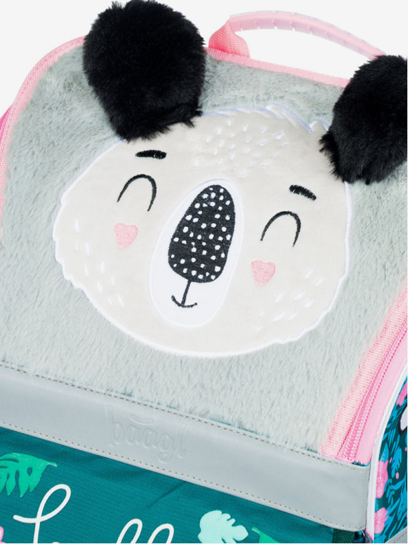 BAAGL  Zelený školní set Zippy  - aktovka, penál, sáček Baagl Baby Koala