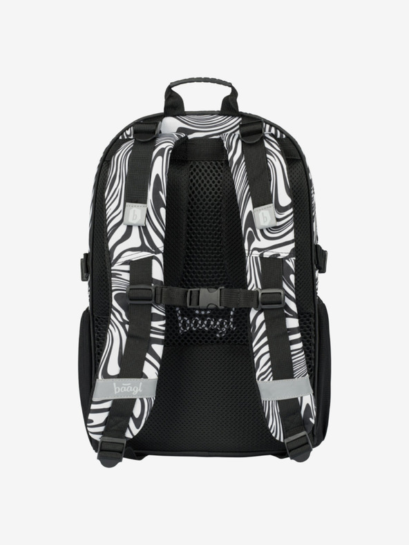 BAAGL  Černý školní set -  batoh, penál, sáček Baagl Core Mixture