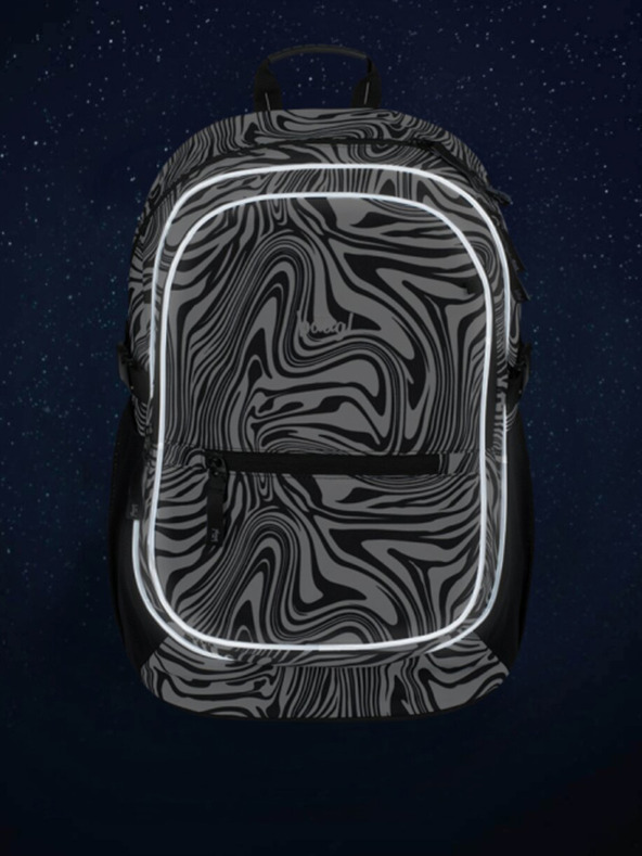 BAAGL  Černý školní set -  batoh, penál, sáček Baagl Core Mixture