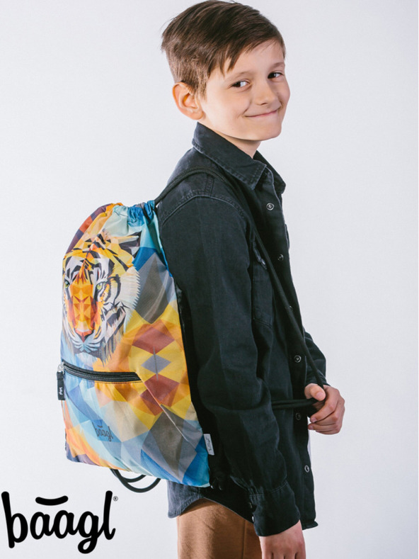BAAGL  Oranžový sáček s kapsou Baagl Tiger