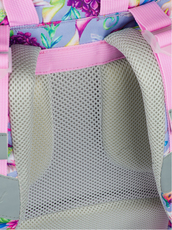 BAAGL  Fialový školní batoh Airy  Baagl Kolibřík