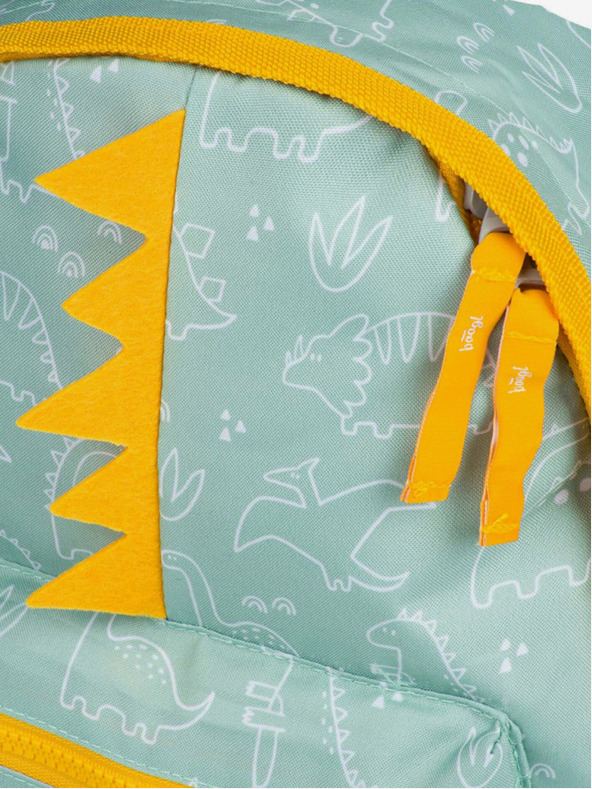 BAAGL  Zelený předškolní batoh Baagl Dino