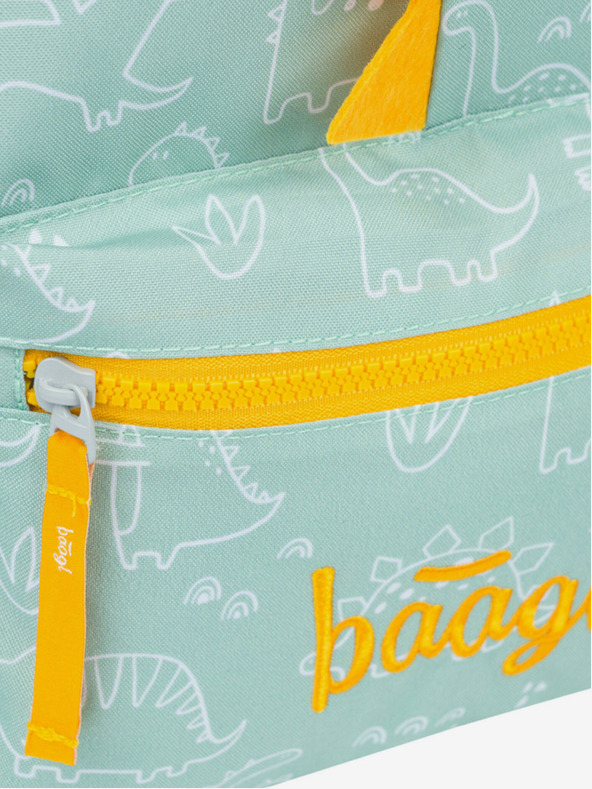 BAAGL  Zelený předškolní batoh Baagl Dino