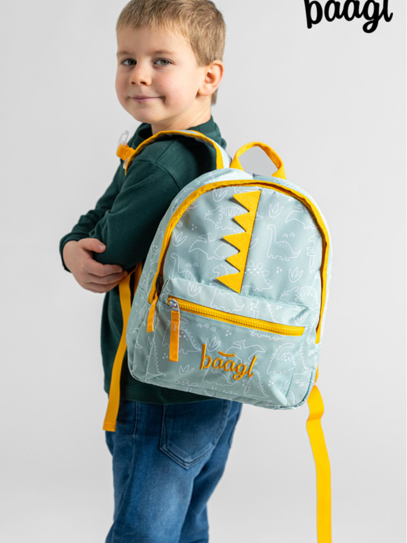 BAAGL  Zelený předškolní batoh Baagl Dino
