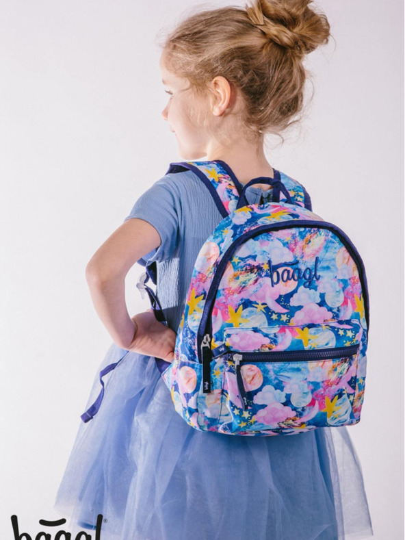 BAAGL  Modrý předškolní batoh  Baagl Stars