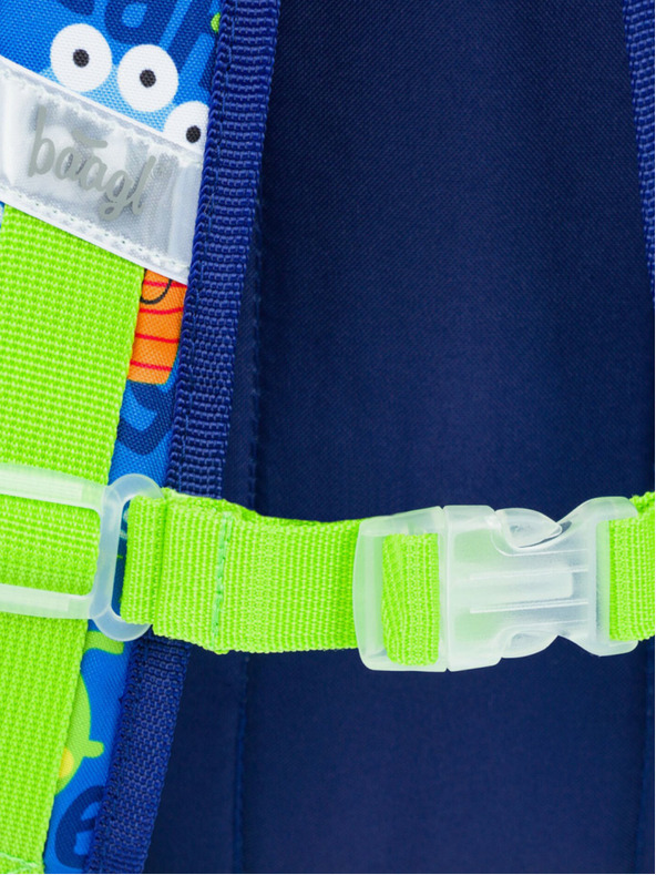 BAAGL  Modrý předškolní batoh Baagl Monsters