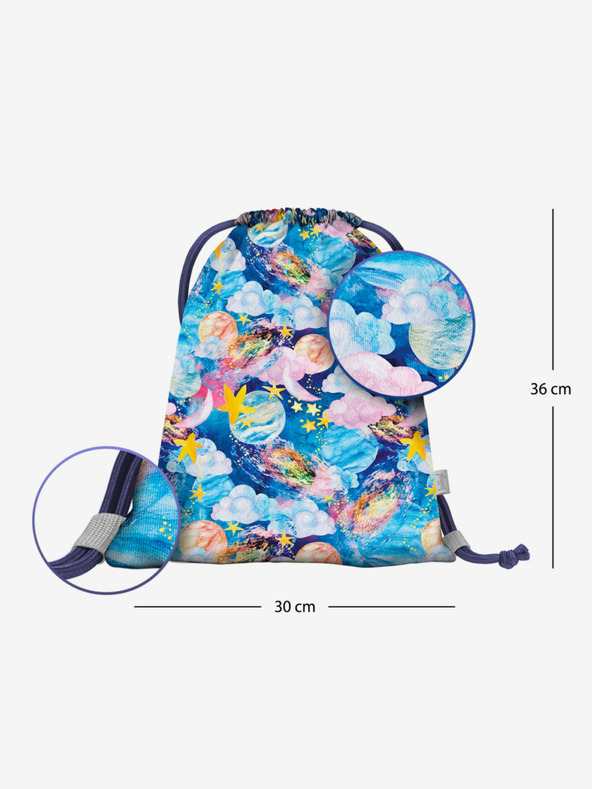 BAAGL  Modrý předškolní vak Baagl Stars